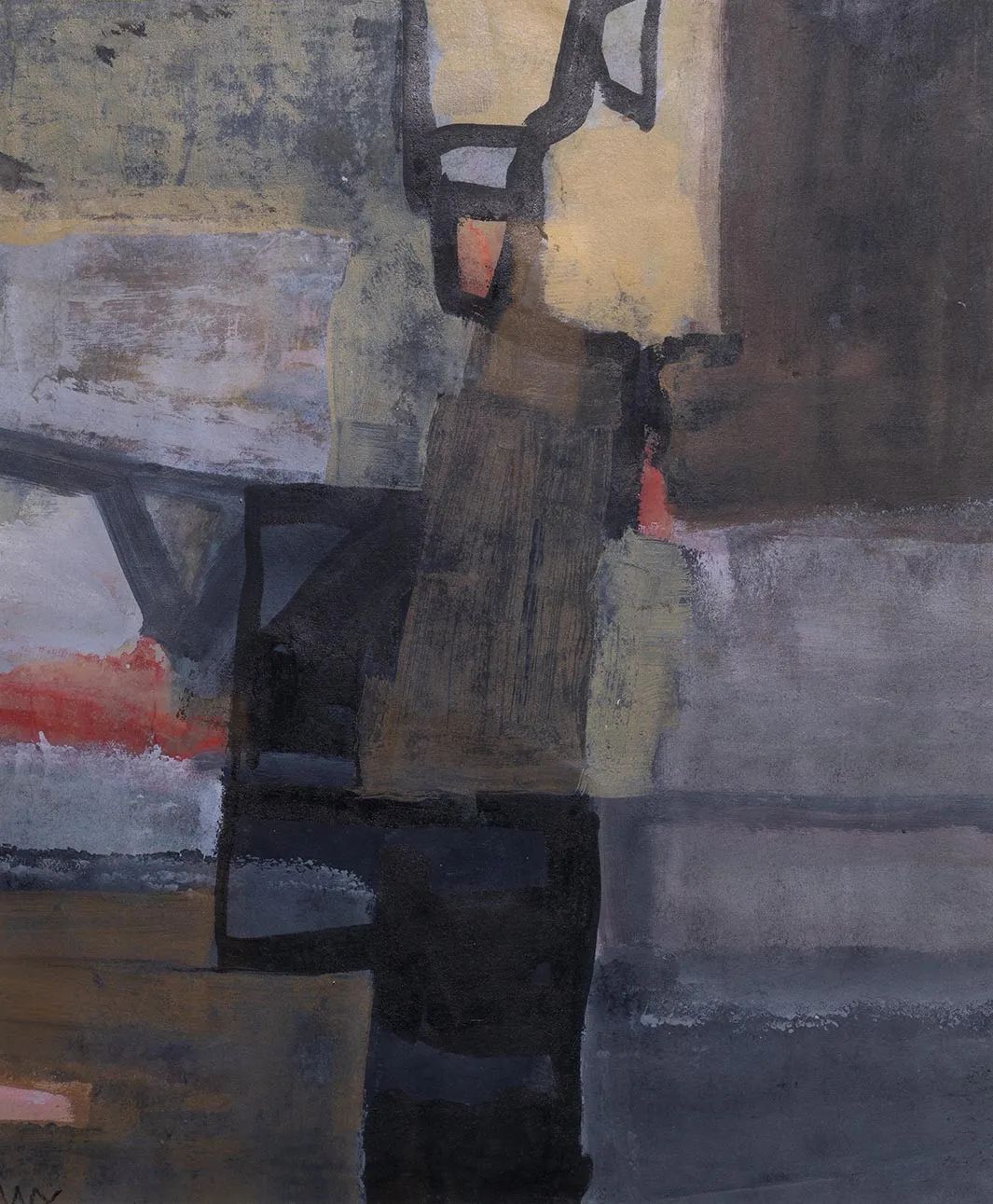 重拾-系列C-03纸面综合材料外框尺寸83 x 83 cm
