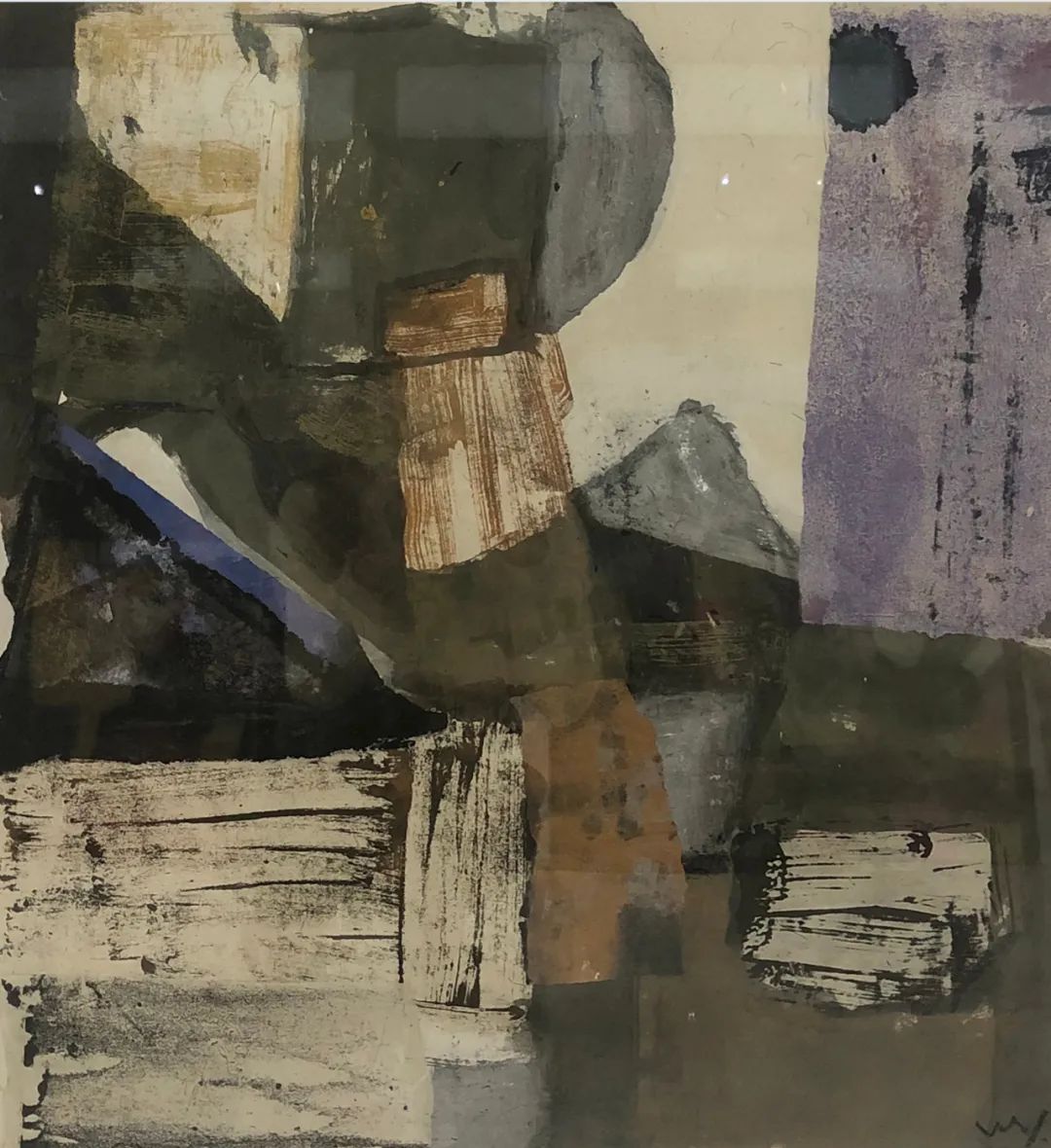 重拾-系列C-12纸面综合材料外框尺寸83 x 83 cm